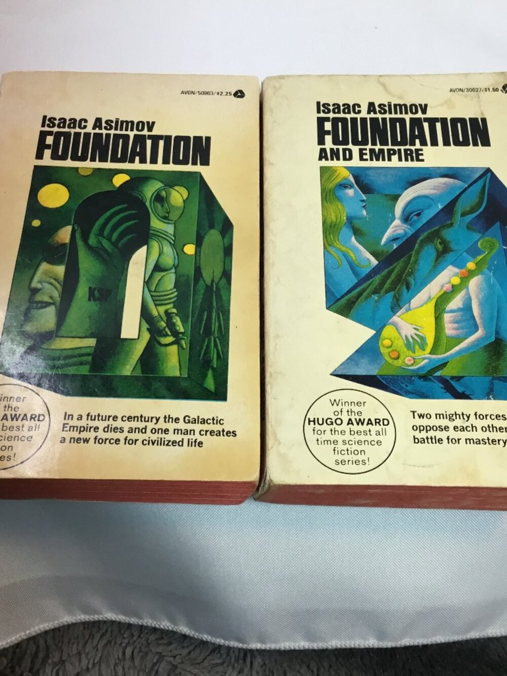 Isaac Asimov PB Lot Foundation and Empire & Second Foundation Avon 25/26th print
